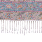 Schal mit Paisley-Muster und Fransen, 70x180cm, Beige
