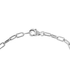 Pfau Quarz Triplette Armband ca. 19 cm 925 Silber rhodiniert ca. 36.30 ct