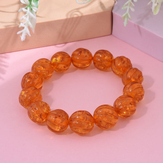 Synthetischer Bernstein Armband 19 cm