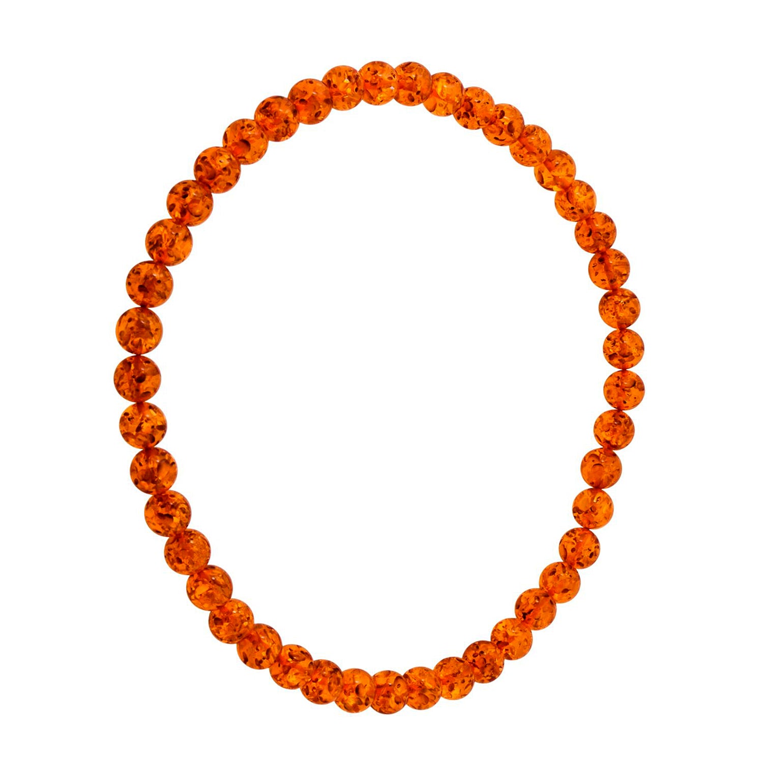 Synthetischer Bernstein Kette 61 cm