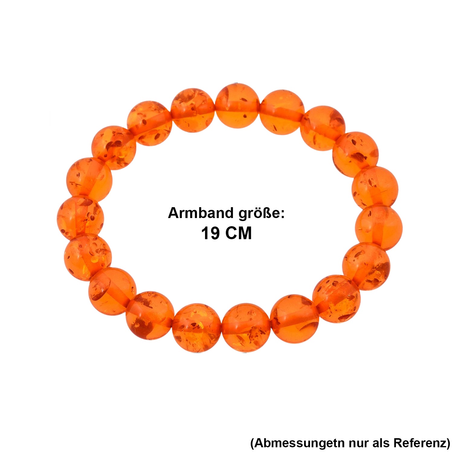 Synthetischer Bernstein Armband 19 cm