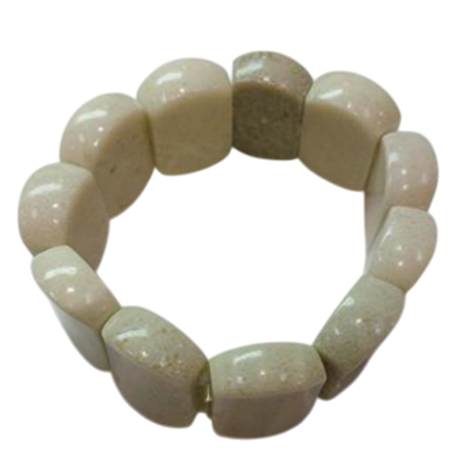 Jaspis Armband, flexibel, ca. 400,00 ct.
