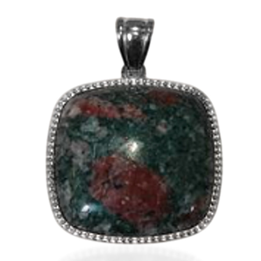 Fancy Rubin Zoisite Anhänger ca. 80.00 ct