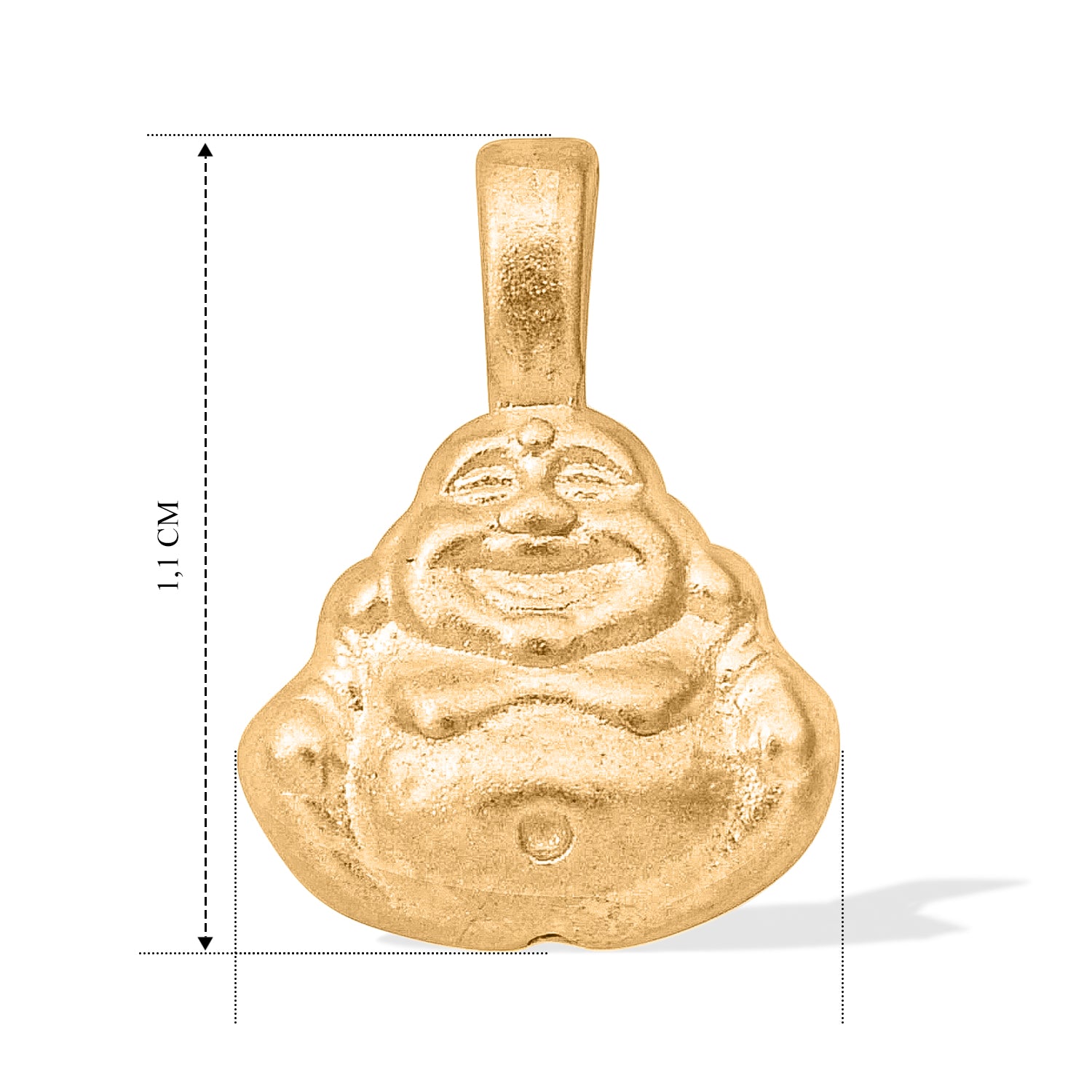 Feingold Buddha Anhänger in 999 Gold, 100mg