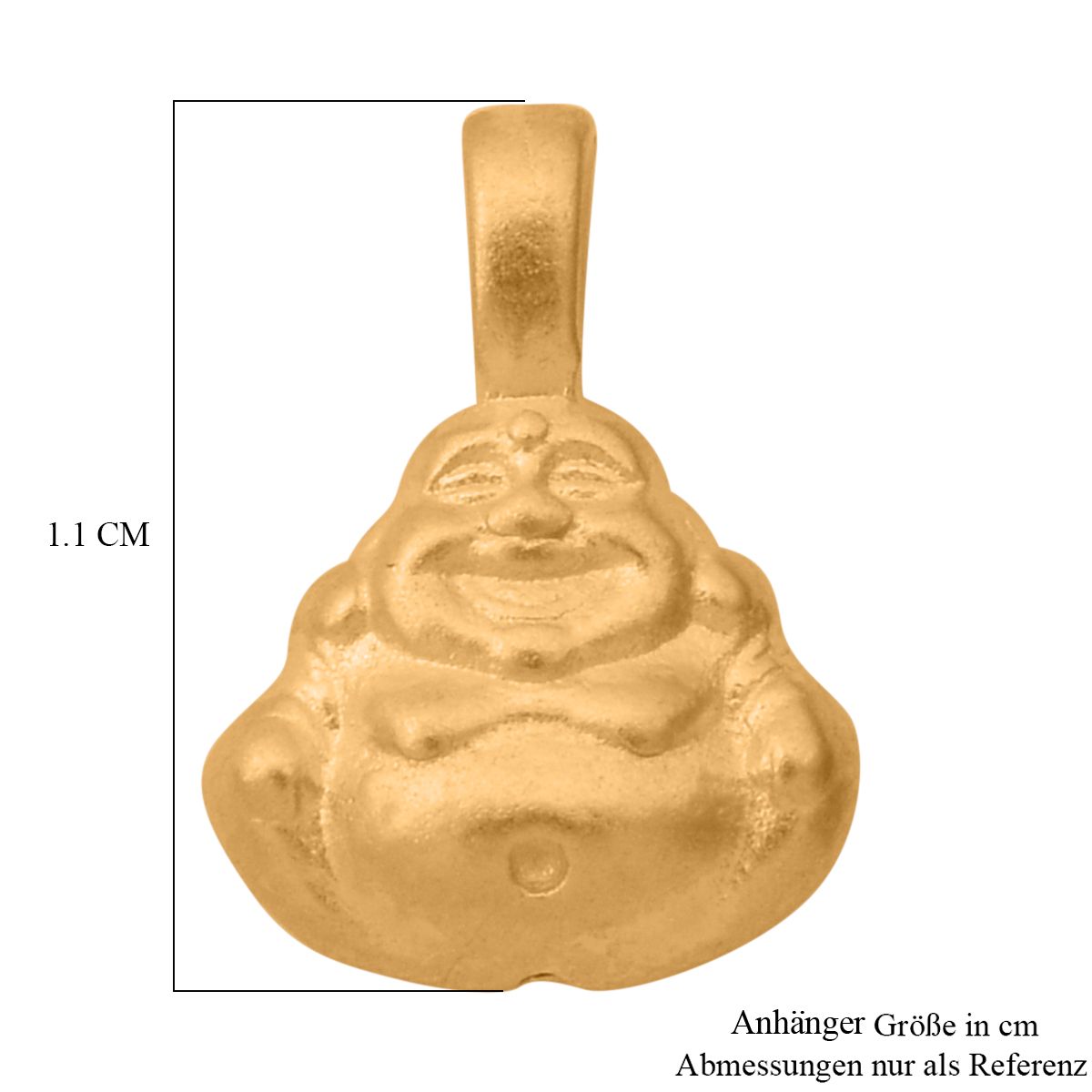 Exklusives Angebot - Feingold Buddha Anhänger 999 Gold, 100mg