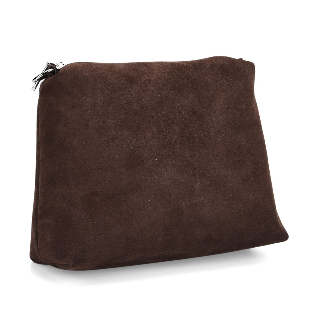 2er-Set Echtleder-Taschen, Shopper und Umhängetasche mit trendigem Leopardenmuster, Dunkelbraun