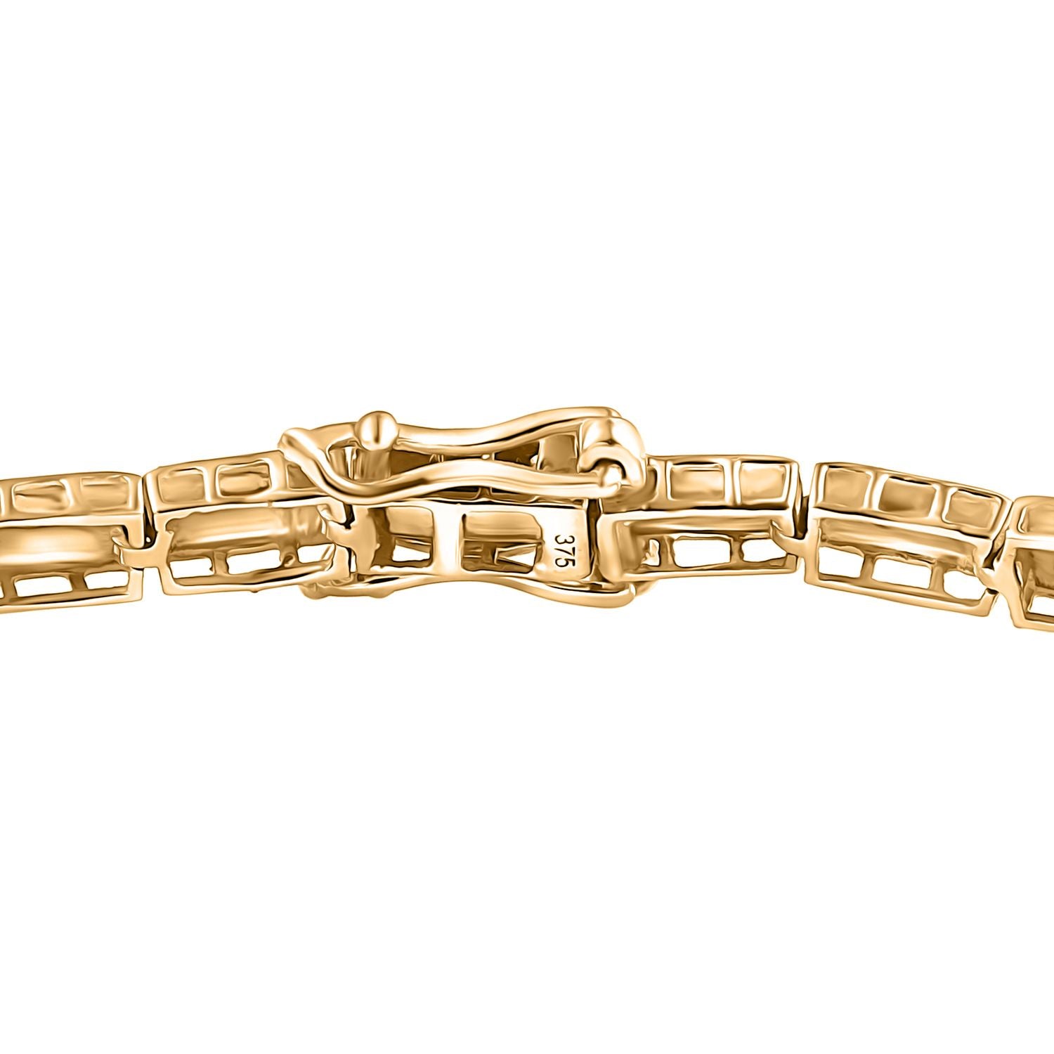 SHOPLC EXKLUSIVE ANGEBOT - 375 Gold Barren Armband ca. 19 cm