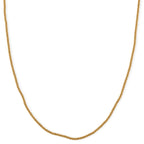 Funkel Halskette, Messing  Goldfarben ca. 50 cm