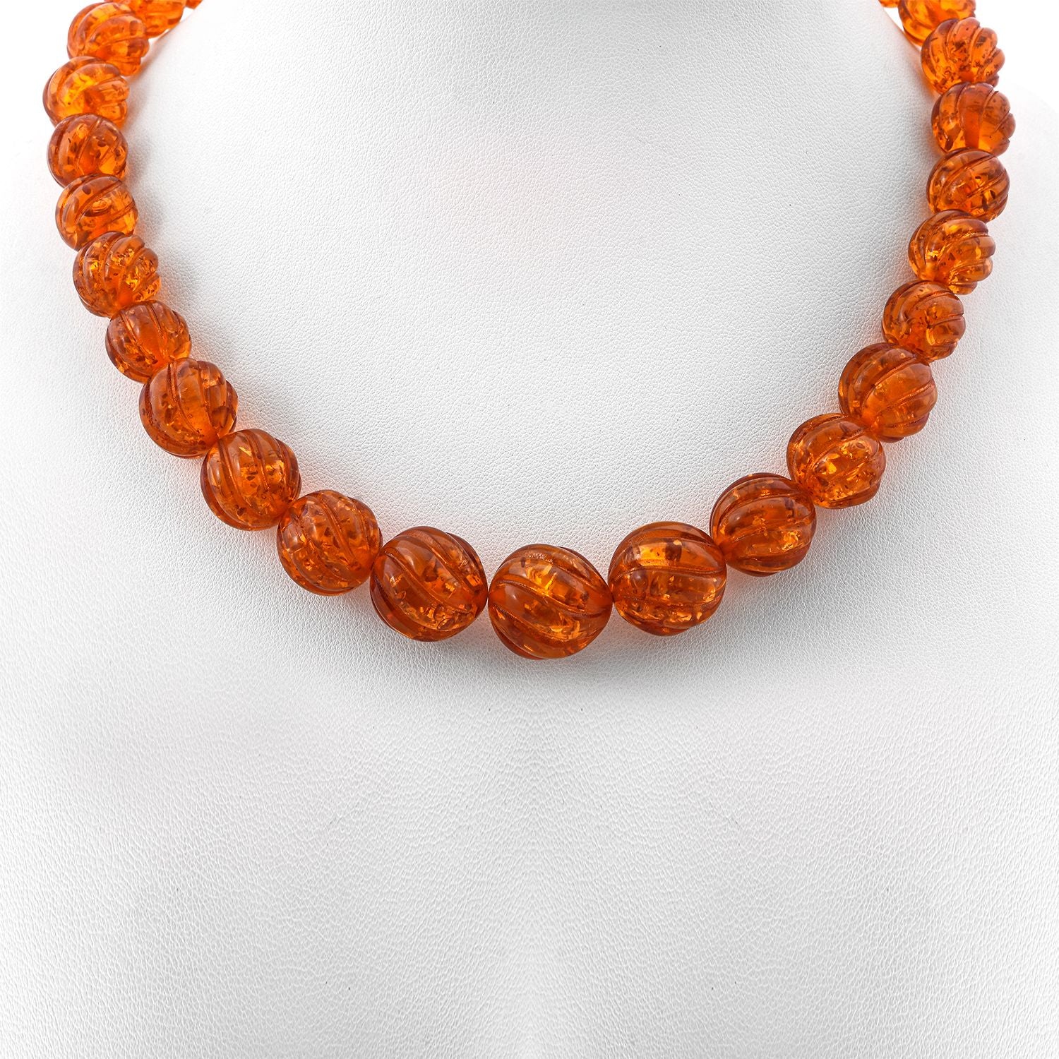 Synthetischer Bernstein Kette 48 cm