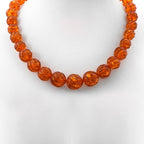 Synthetischer Bernstein Kette 48 cm