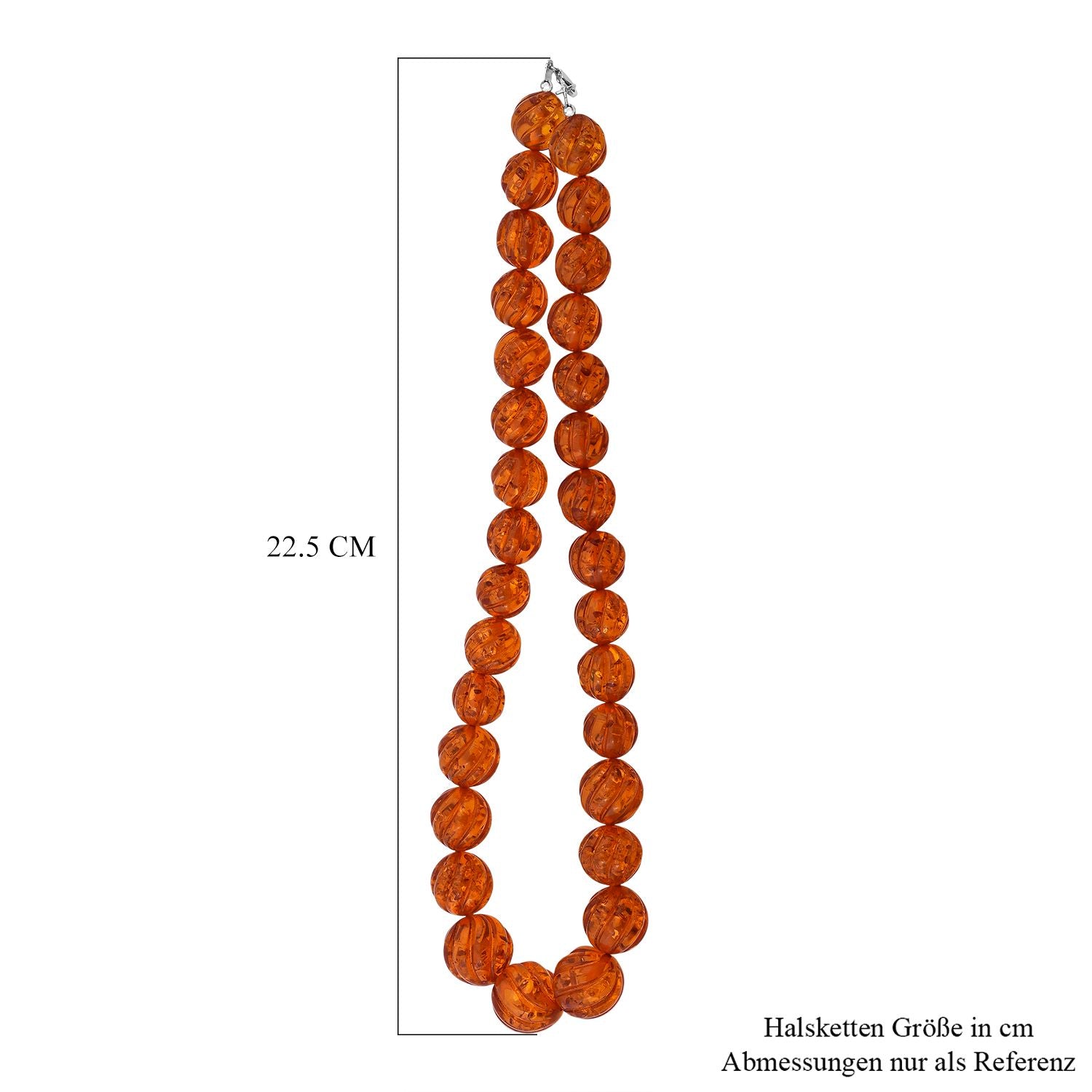 Synthetischer Bernstein Kette 48 cm