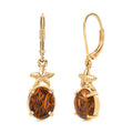 EverTrue Skript Stein Ohrringe - 5,36 ct.