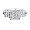 LUXURIANT DIAMOND- Lab Grown Diamant SI-GH Ring 925 Silber Rhodiniert (Größe 18.00) (10-15 Werktage Lieferzeit) ca. 1.00 ct