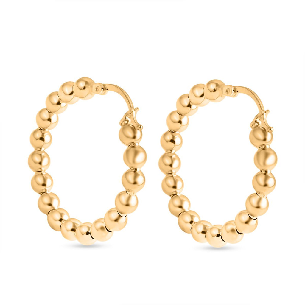 Royal Bali Kollektion - 375 Gold Ohrringe 2,65g