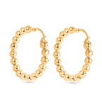 Royal Bali Kollektion - 375 Gold Ohrringe 2,65g