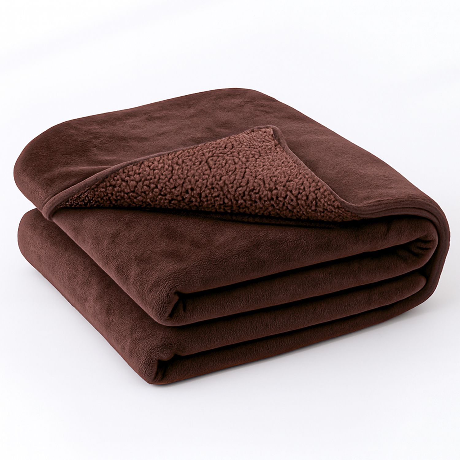 Luxuriöse Mikroflanell-Decke, 550 GSM, Superweich und Kuschelig, 150 x 200 cm, Schokobraun