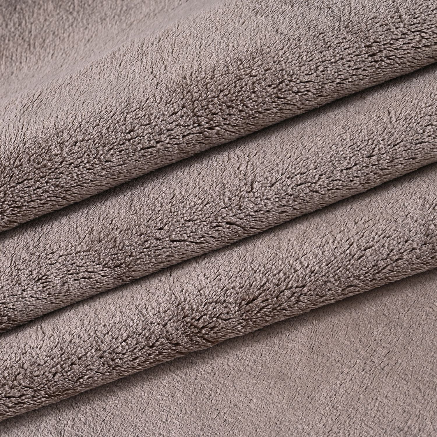 Serenity Night - Luxuriöse Mikroflanell-Decke, 550 GSM, Superweich und Kuschelig, 150 x 200 cm, Champagner-Taupe