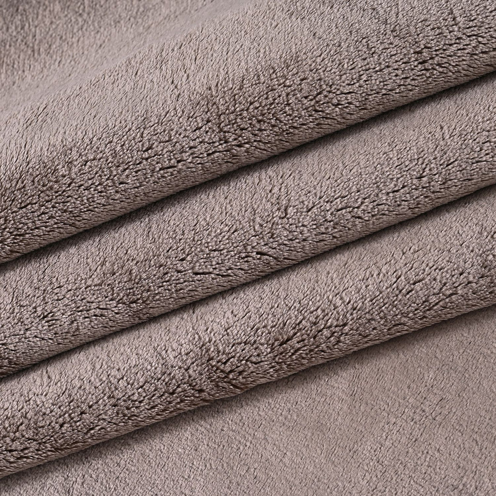 Serenity Night - Luxuriöse Mikroflanell-Decke, 550 GSM, Superweich und Kuschelig, 150 x 200 cm, Champagner-Taupe