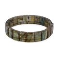 Labradorit Armband, flexibel (ca. 18-19 cm), ca. 180.00 ct
