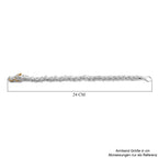 Royal Bali - Drachen Armband ca. 19 cm, 925 Silber 916 Gelbgold Vermeil ca. 44,17g