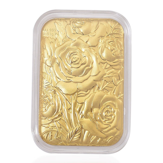 999er Goldbarren mit 7-Chakren-Motiv, ca. 3,95?g