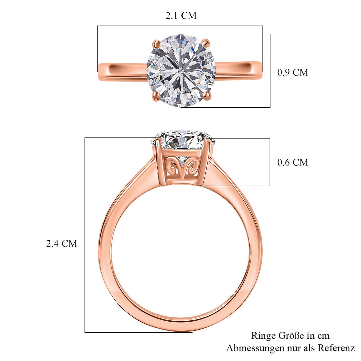 750 Roségold Vermei