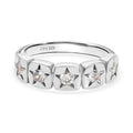 D'Joy AAA Prämie Malagasy Mondstein Ring 925 Silber platiniert (Größe 17.00) ca. 0,36 ct