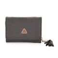Geldbörse mit RFID-Schutz, 11x8x4cm, Grau