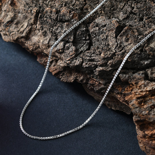 BANGKOK CLOSE OUT - Boxkette, 925 Silber, ca. 50 cm ca. 2,15g