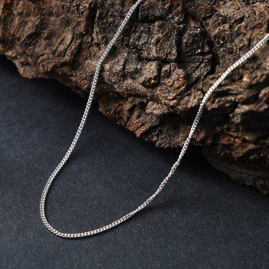 BANGKOK CLOSE OUT - Kordelkette, 925 Silber, ca. 50 cm ca. 2,15g