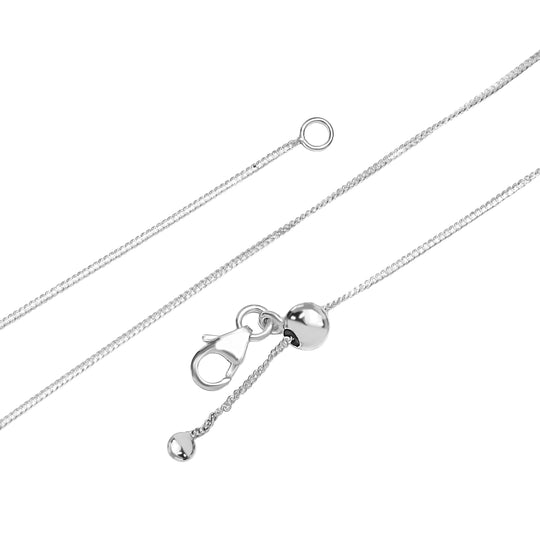 BANGKOK CLOSE OUT - Kordelkette, 925 Silber, ca. 50 cm ca. 2,15g