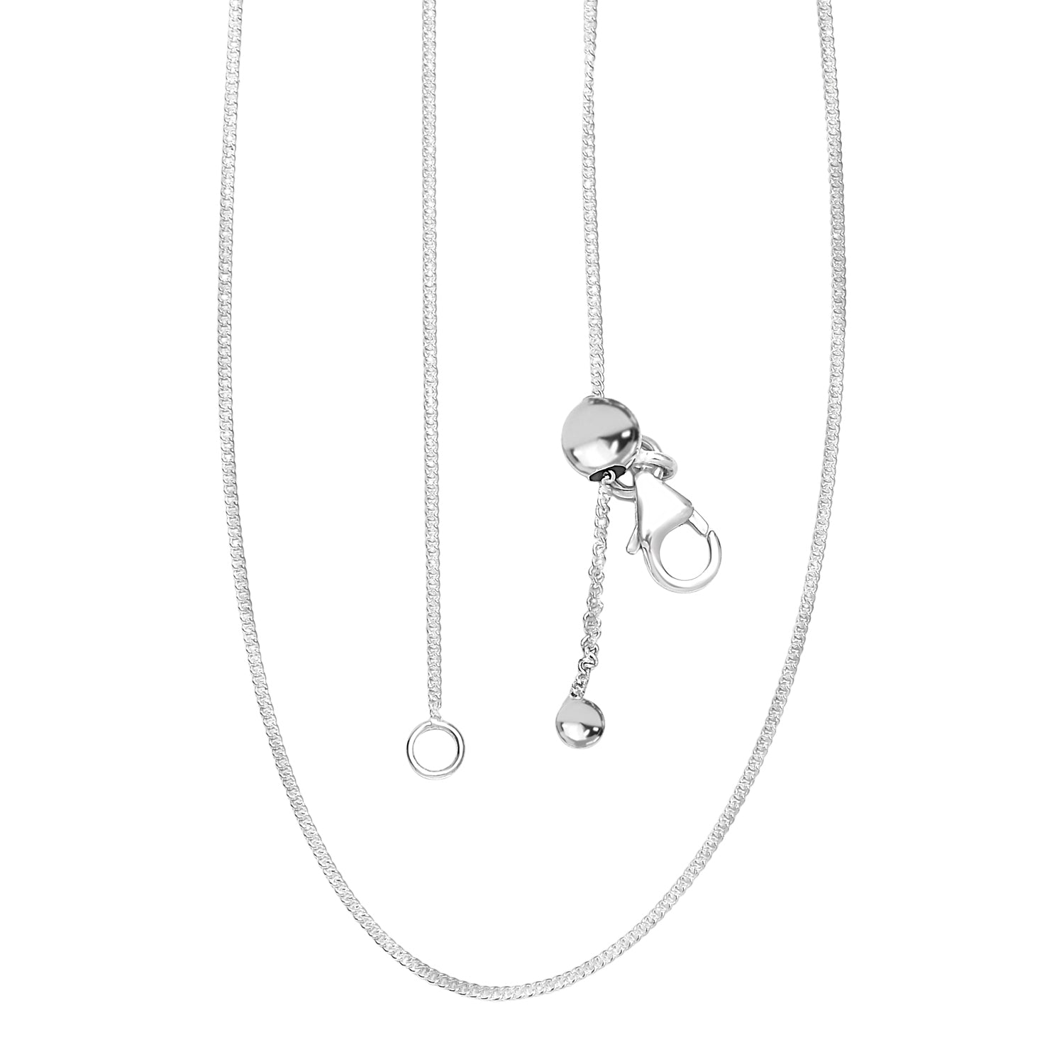 BANGKOK CLOSE OUT - Kordelkette, 925 Silber, ca. 50 cm ca. 2,15g