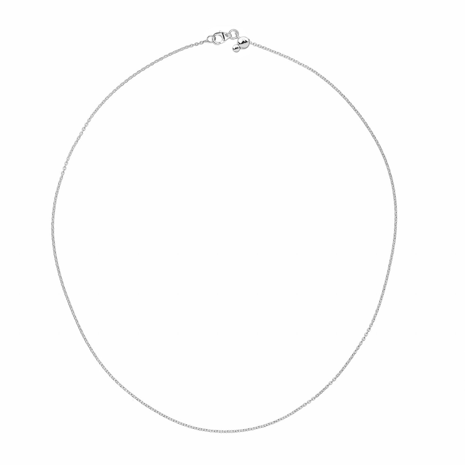 925 Silber Cable Chain Halskette ca. 50 cm ca. 2,15g