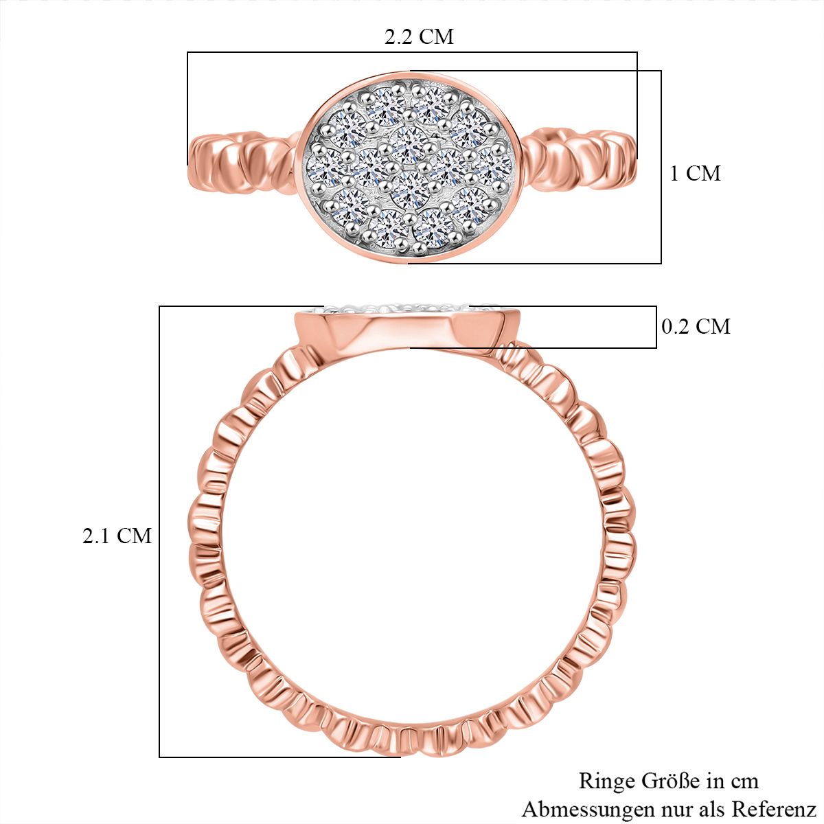 750 Roségold Vermei