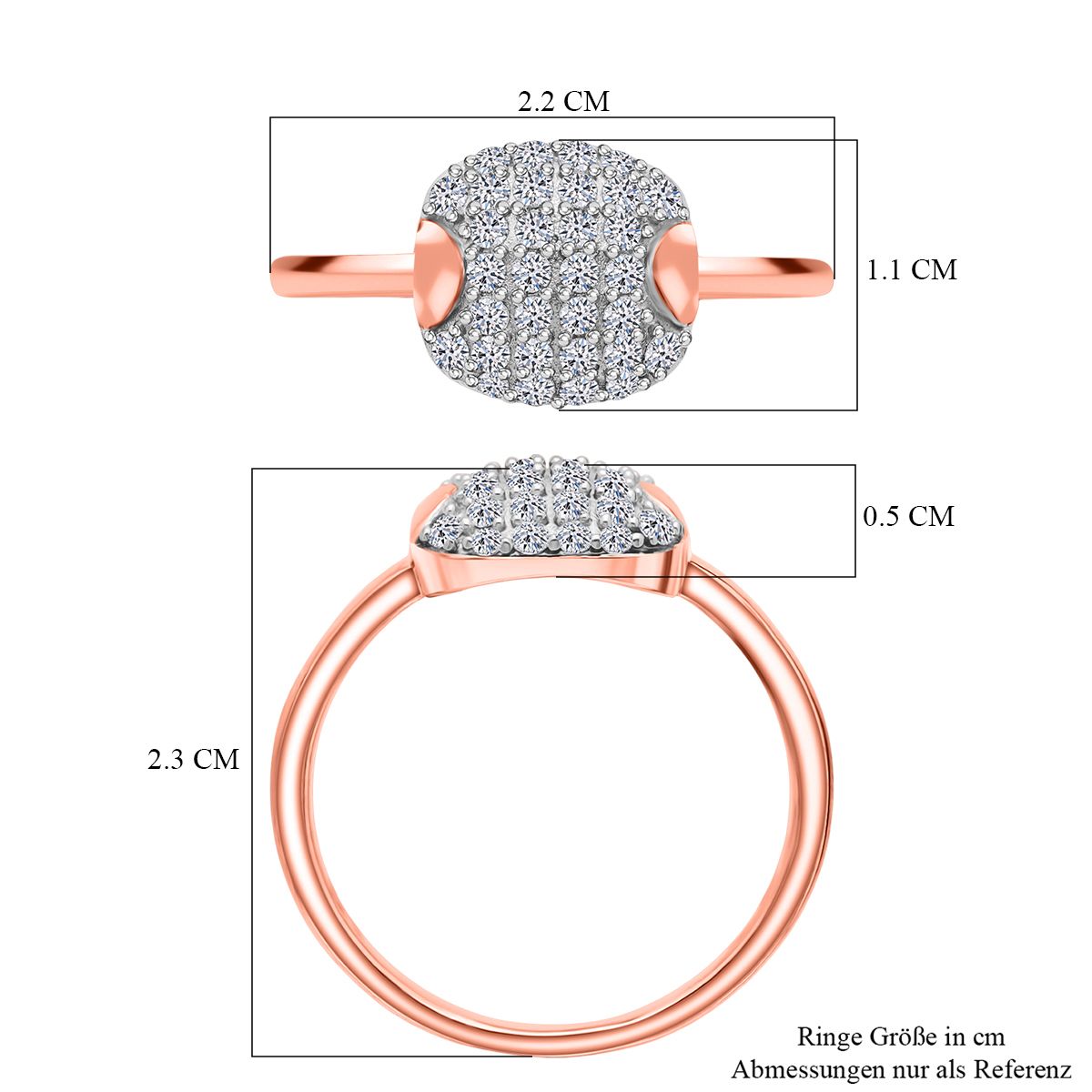 750 Roségold Vermei
