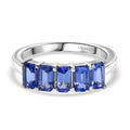 D’joy Tansanit Ring 925 Silber rhodiniert (Größe 18.00) ca. 1,32 ct