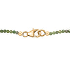 D joy AA Natürlicher, äthiopischer Welo Opal Halskette  (5-10 Werktage Lieferzeit) ca. 45 cm 925 Silber 750 Gelbgold Vermeil ca. 22,27 ct.