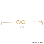 LUXURIANT DIAMOND - Lab Grown Diamant SI-GH Armband ca. 19 cm 925 Silber 750 Gelbgold vermeil ca. 0.15 ct