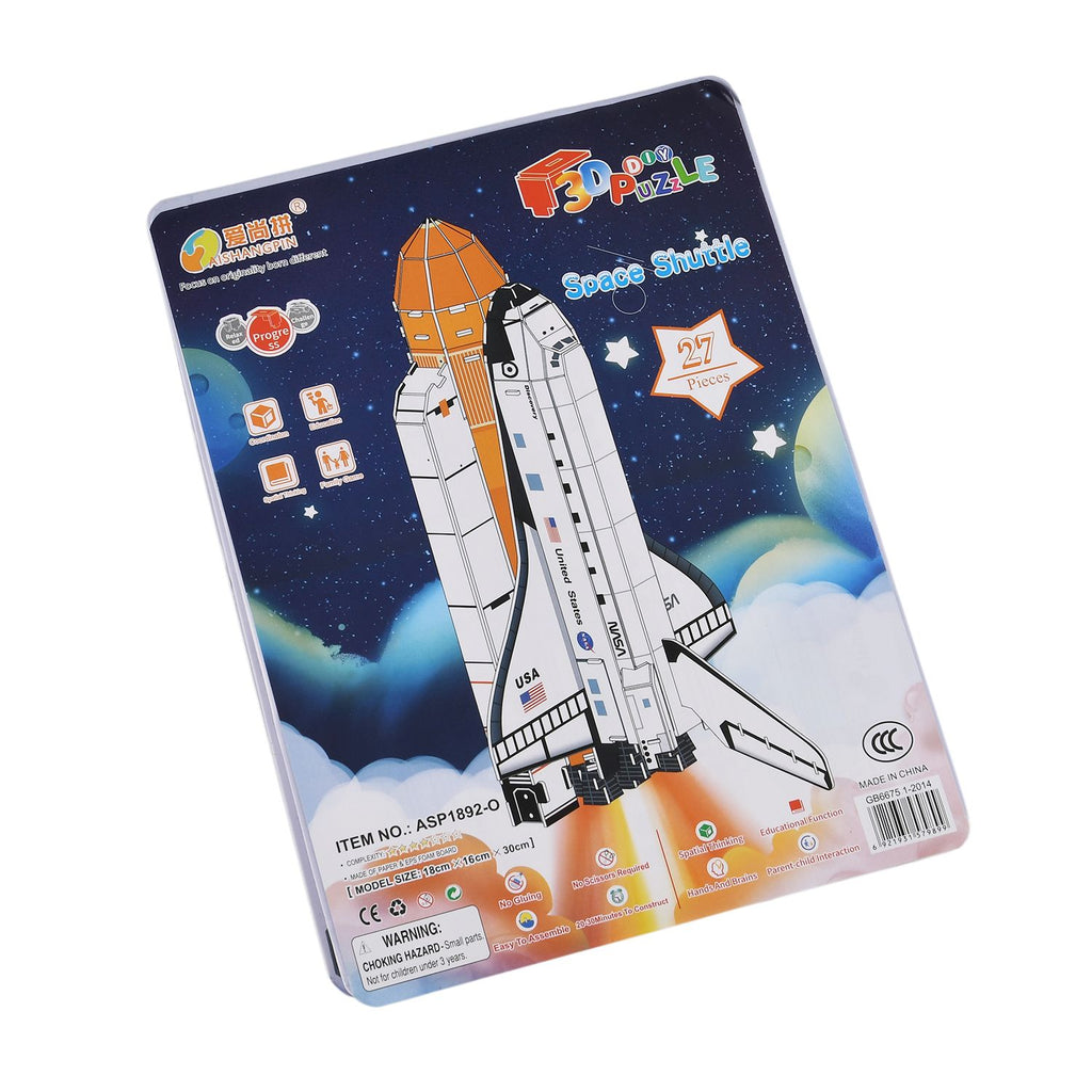 DIY 3D Set Raumschiff zum Basteln und Dekorieren, 18x16x30 cm