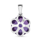 ShopLC Exklusiv: Millennial-Schliff, Afrikanischer Amethyst Anhänger 925 Silber rhodiniert ca. 6,30 ct.