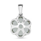 ShopLC Exklusiv: Millennial-Schliff, Prasiolith Anhänger, 925 Silber rhodiniert ca. 6,30 ct.