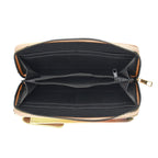 MUSEUM COLLECTION - Crossbody-Bag, Gismonda Alphonso Mucha, RFID-Schutz, Größe 20x11x2 cm, Beige-Gelb