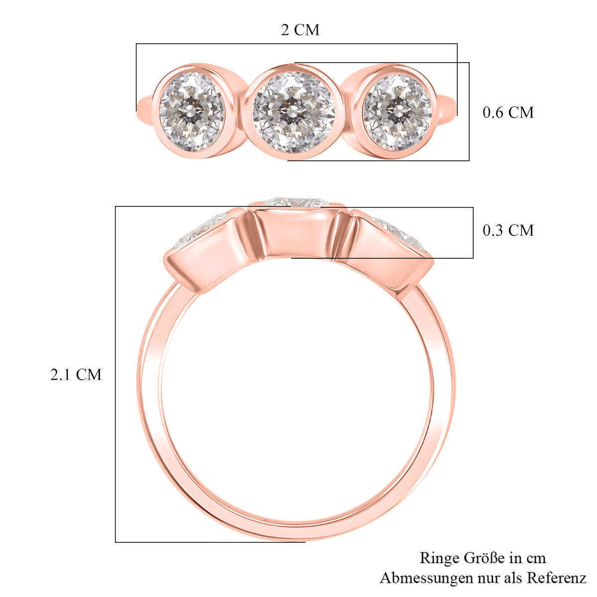750 Roségold Vermei