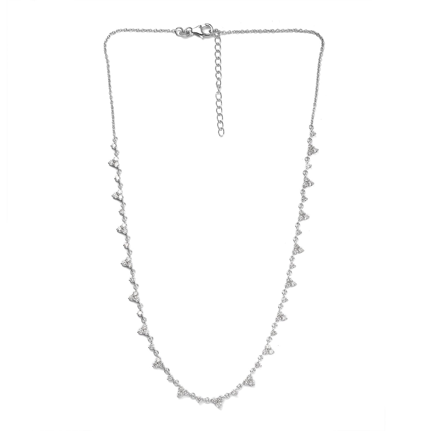 LUXURIANT DIAMOND - Lab Grown Diamant SI-GH Halskette ca. 40.5 cm 925 Silber rhodiniert ca. 3,50 ct.