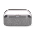 Tragbarer Bluetooth-Lautsprecher und Aufladegerät mit Regenbogen LED Licht, 15W, 235x93x113 mm, Grau