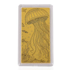 999er Goldbarren mit Quallen-Motiv, 100 mg