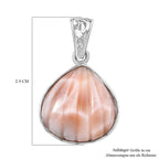 AA Natrolith Anhänger 925 Silber rhodiniert ca. 12.62 ct