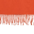 Bestickter Schal mit Paisley und Floralem Stickerei, 70 x 180 cm, Orange