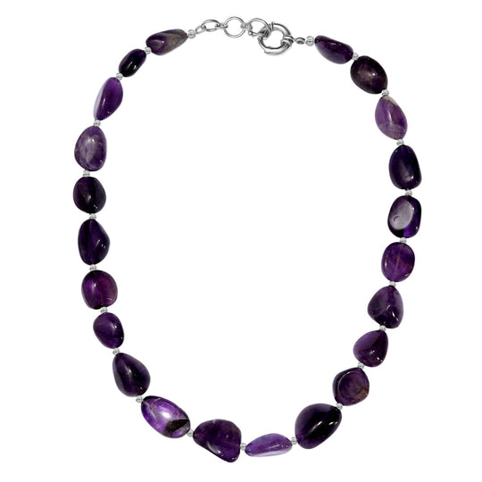 Grüner Aventurin Halskette ca. 45 cm Nickelfreies Messing platiniert ca. 320.00 ct