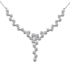 LUXURIANT DIAMOND - Lab Grown Diamant VS1-SI1/D-F GCI zertifiziert Halskette ca. 45 cm 925 Silber rhodiniert ca. 1.48 ct